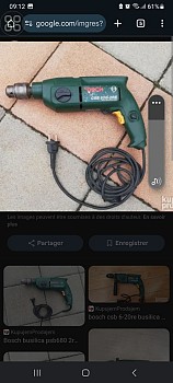 Perceuse et boulonneuse verte originales à vendre