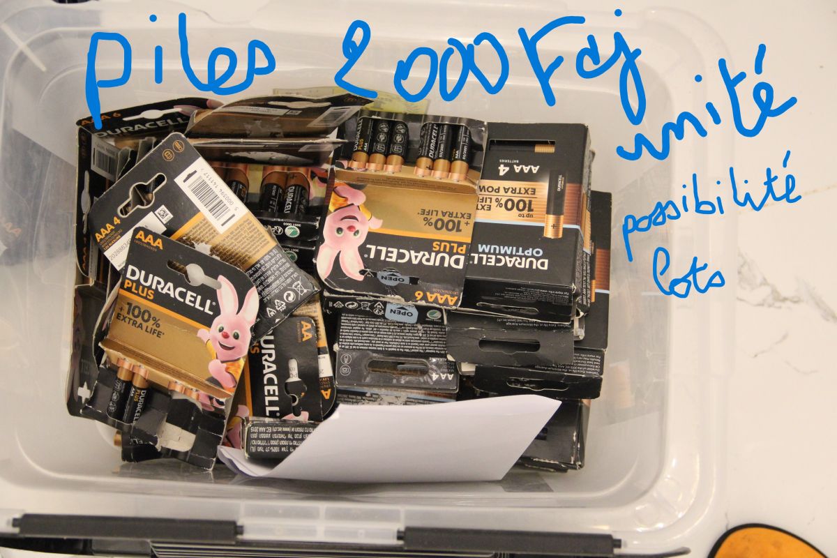 Piles Duracell AAA et AA neuves, par 4 ou 6, en lot