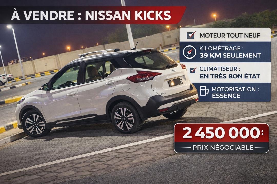 Nissan Kicks 2018, boîte automatique, excellent état ( prix négociable)