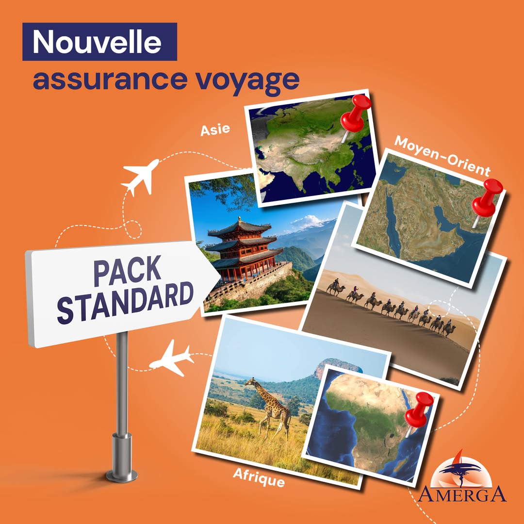 Assurance voyage – Protégé partout dans le monde, dès le premier jour ! – Amerga