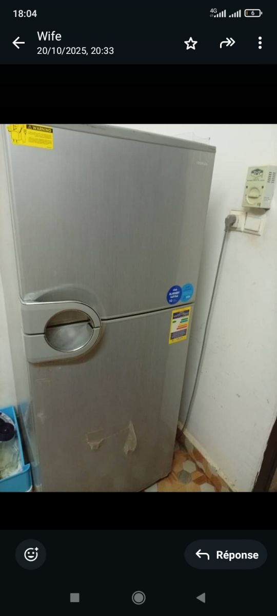 Frigo Toshiba 10 ans de garantie, comme neuf