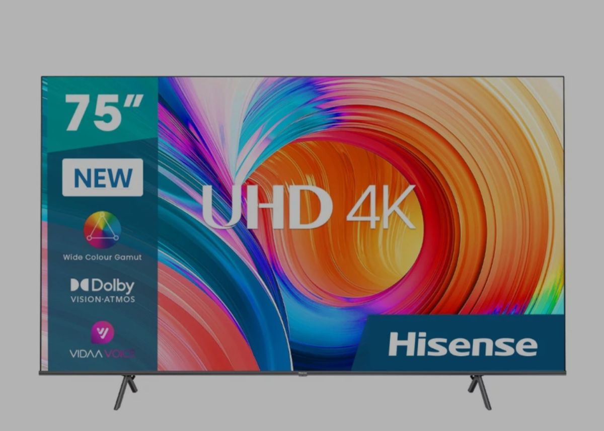 TV Hisense 75 D-LED Smart 4K, Wi-Fi, Netflix, Gaming
