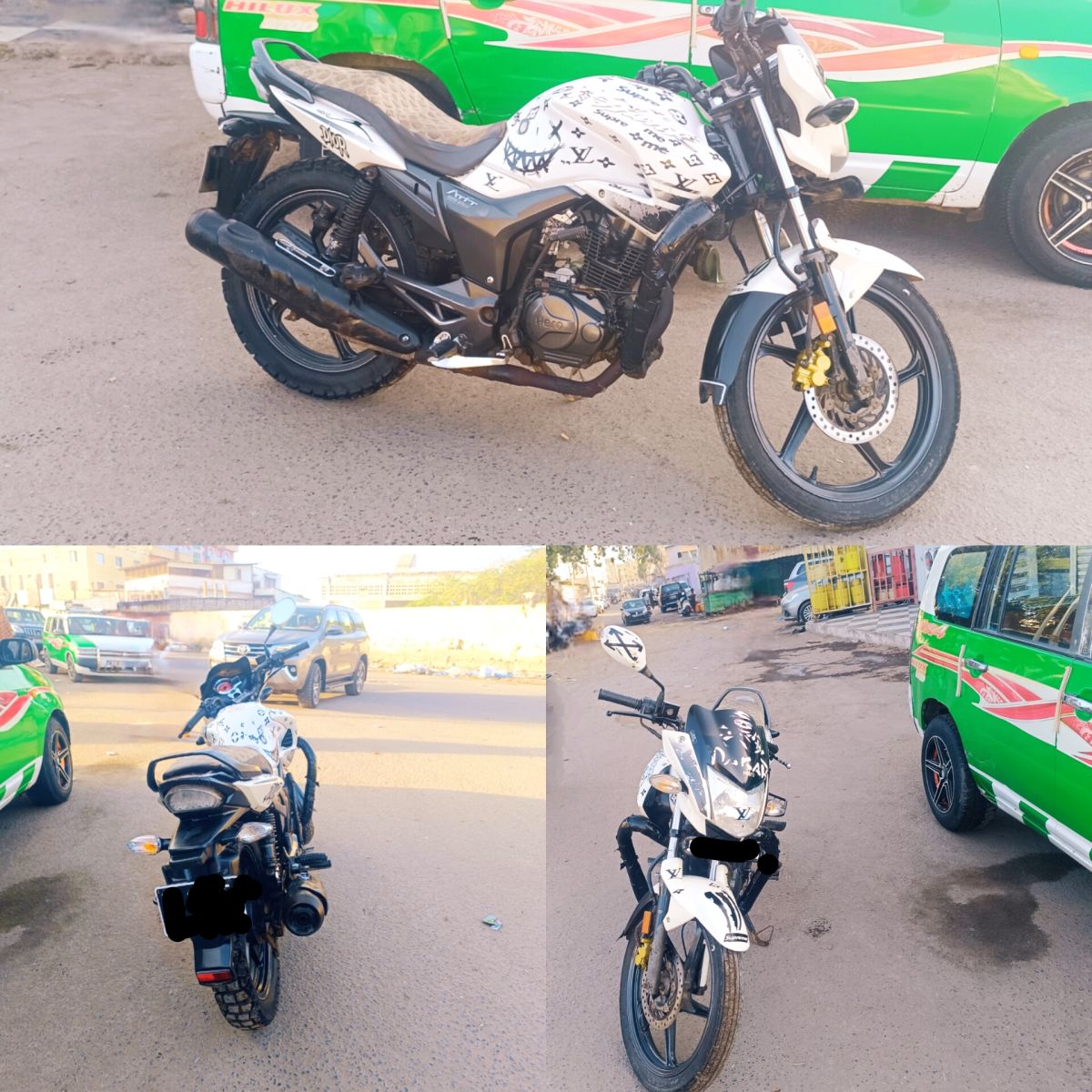 Moto Hero Hunk 150 cc en excellent état, prix négociable