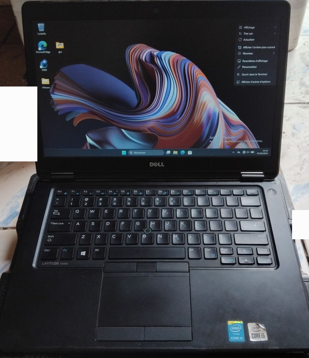 PC Dell Latitude E5450, Windows 11, 8 Go RAM, Office 2016 inclus
