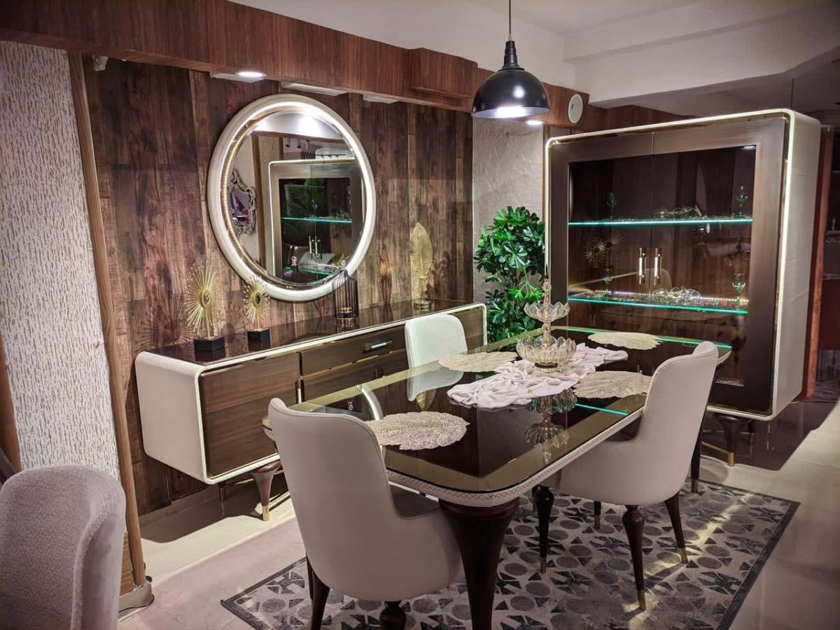 Salle à manger moderne 6 places, état neuf, négociable