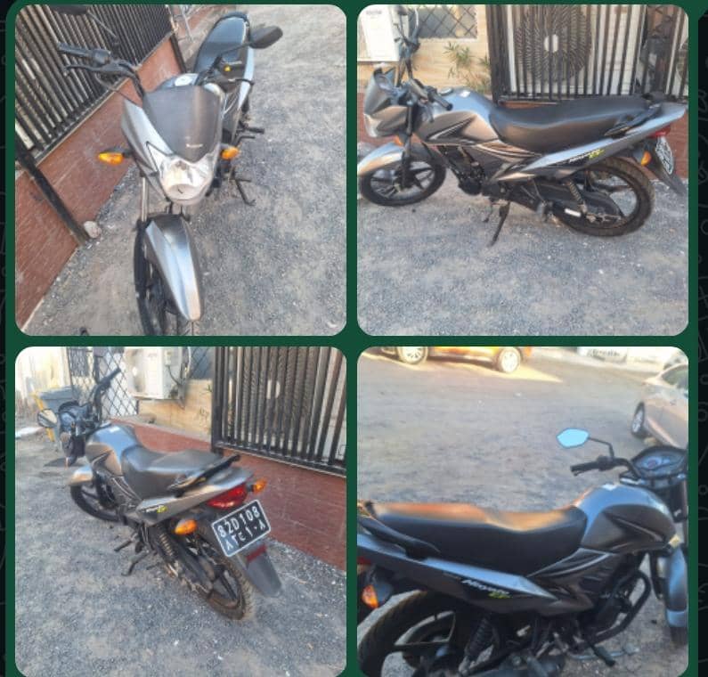 Moto Suzuki Hayate 110cc, 7 mois d\'utilisation, prêt à tester