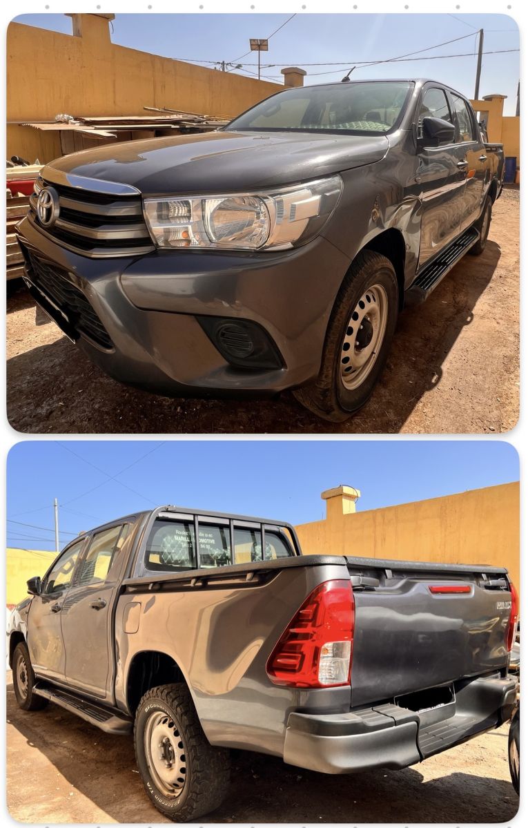 Toyota Hilux 2015, diesel, en bon état, moteur puissant