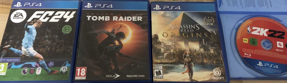 Pack de 4 jeux à prix raisonnable