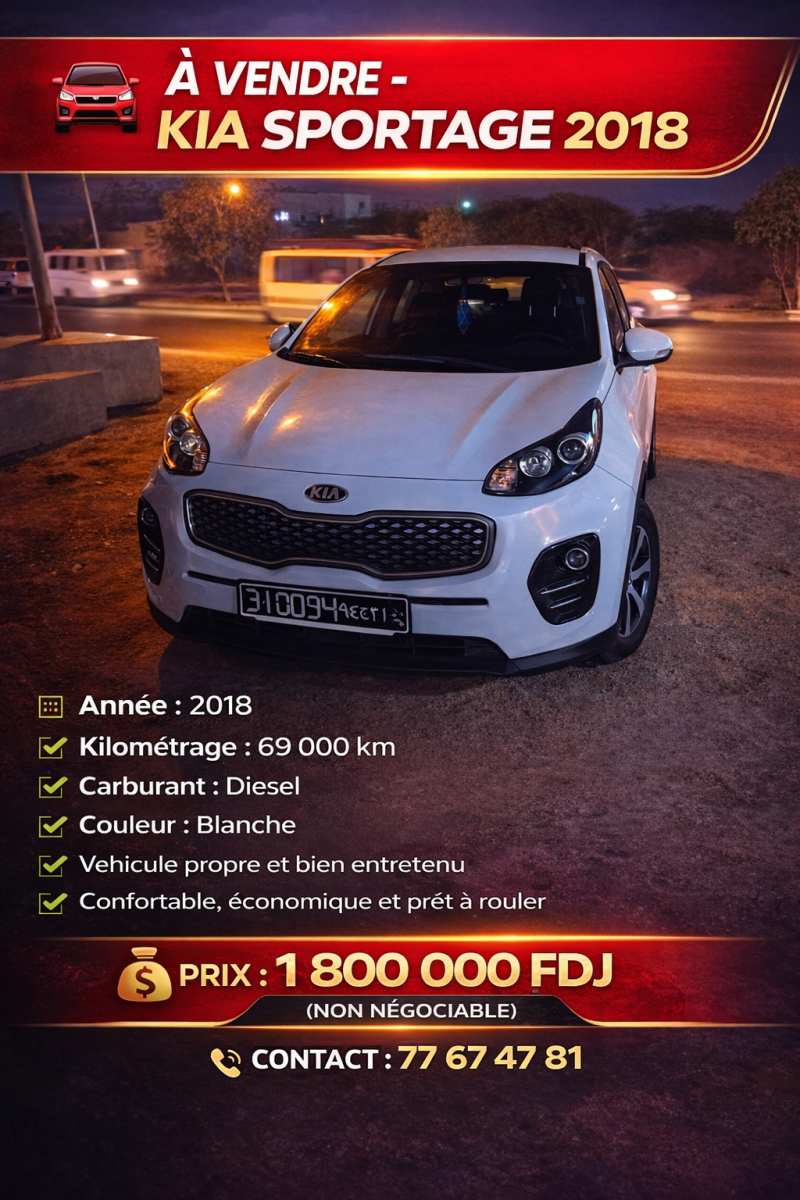 Kia Sportage 2018 en excellent état