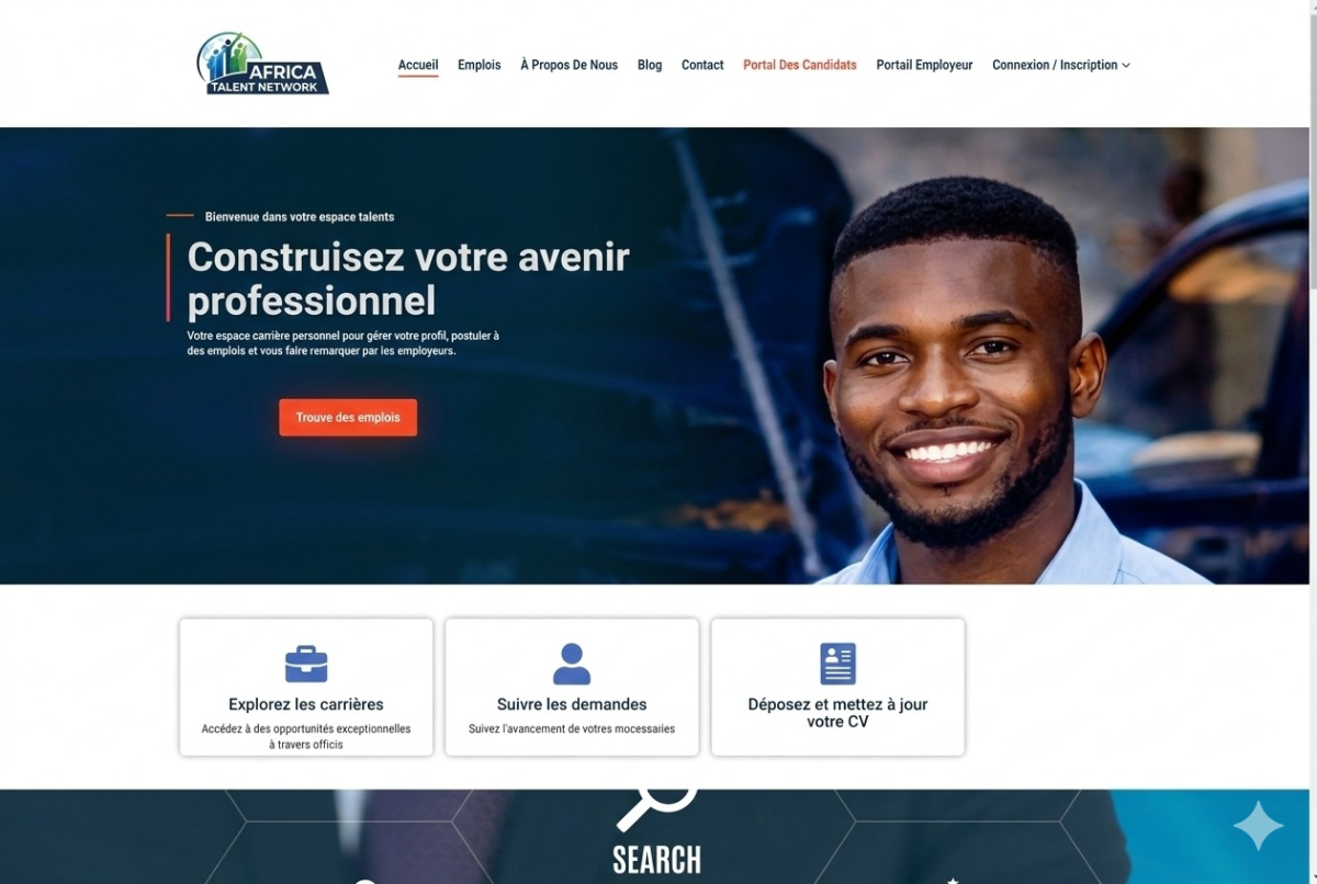 Plateforme Africa Talent Network pour recruter