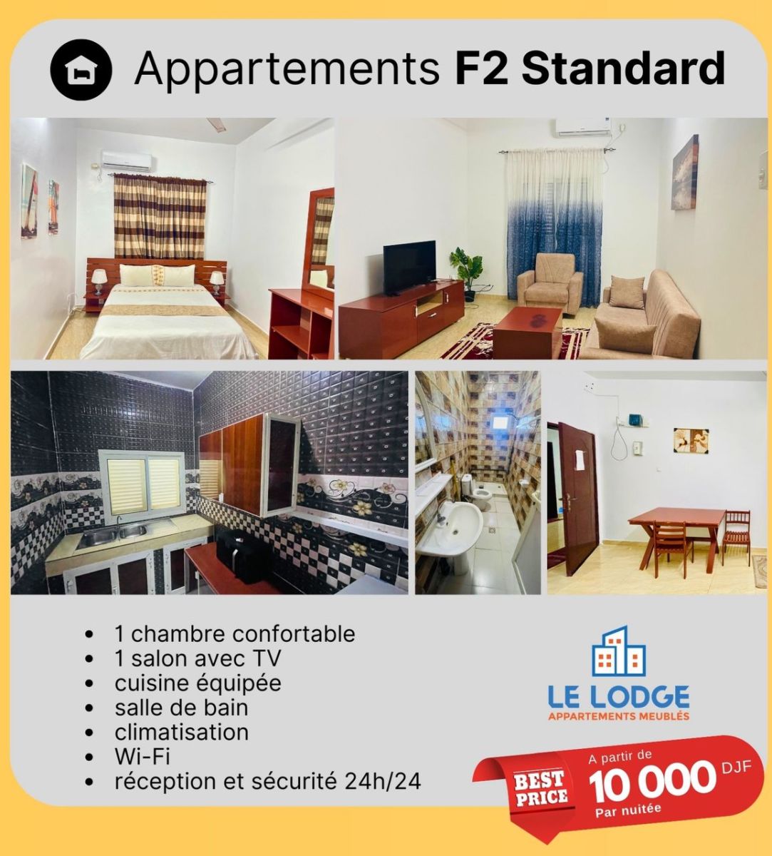 Appartements meublés avec services hôteliers, Djibouti
