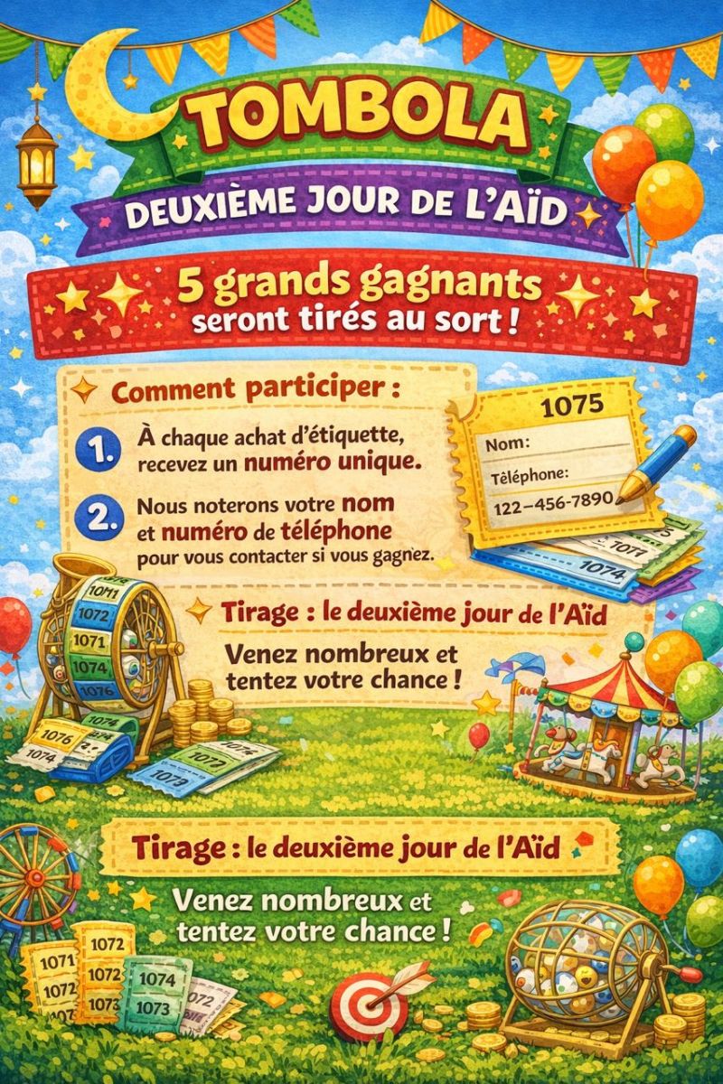 Kermesse de l’Eid avec jeux et animations enfants