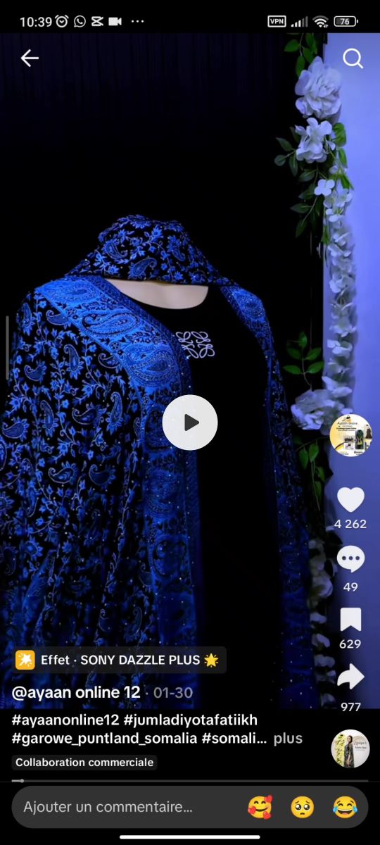 Abaya de qualité supérieure, toutes couleurs disponibles