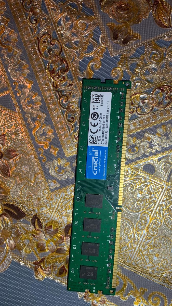 Barrette Crucial 8Go DDR3L pour booster votre ordinateur