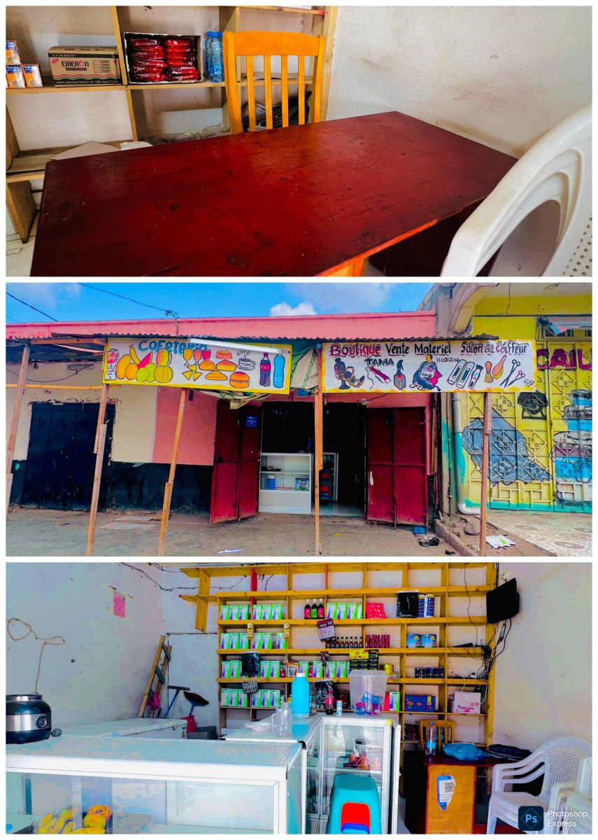 Cafétéria bien située à PK12 - vente de café et boissons - matériel inclus