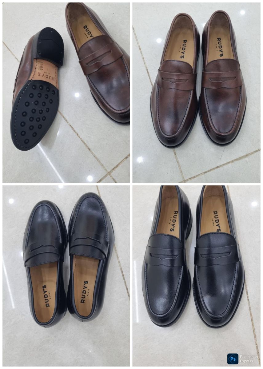 Chaussures Homme RUDY\'S Paris - Noir & Marron, Taille 6 (38EU), Neuves