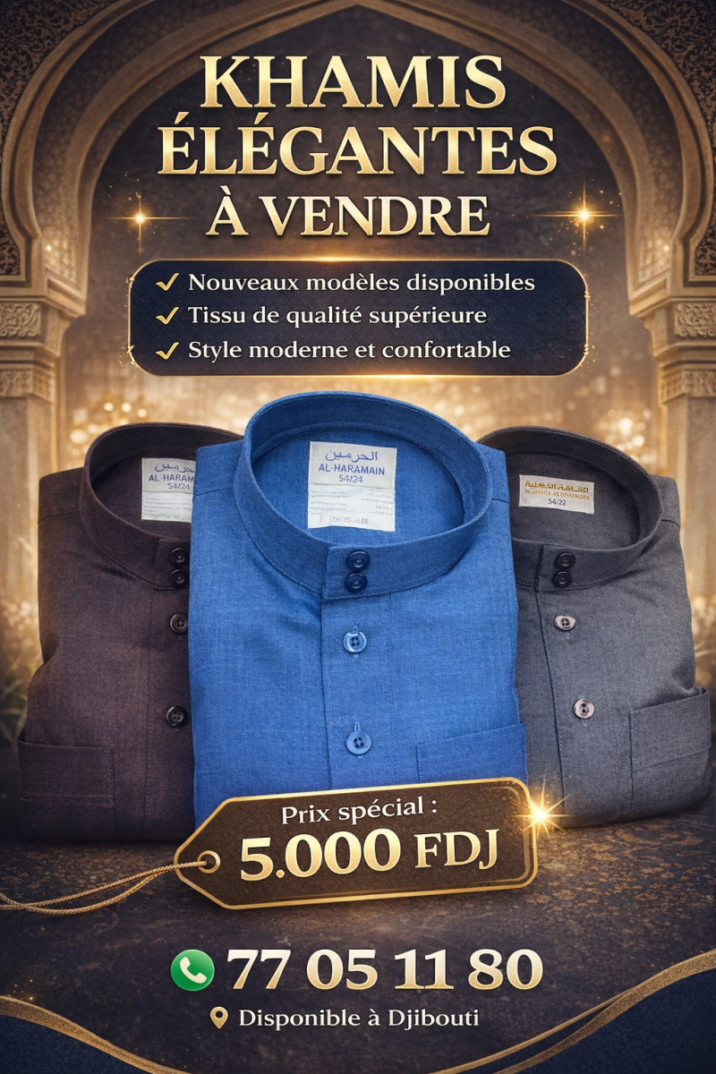 Khamis neuves à vendre – Très bonne qualité