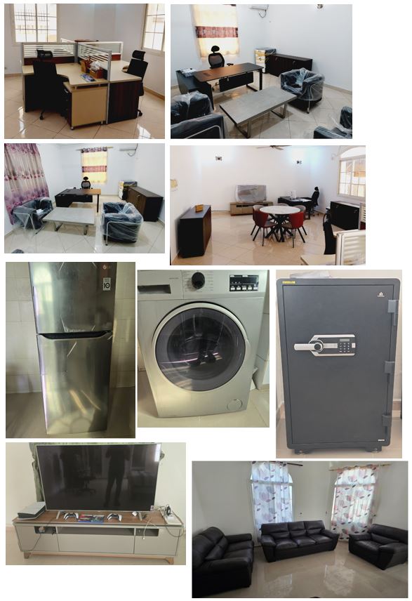 Mobilier de bureau et appareils électroniques neufs à vendre