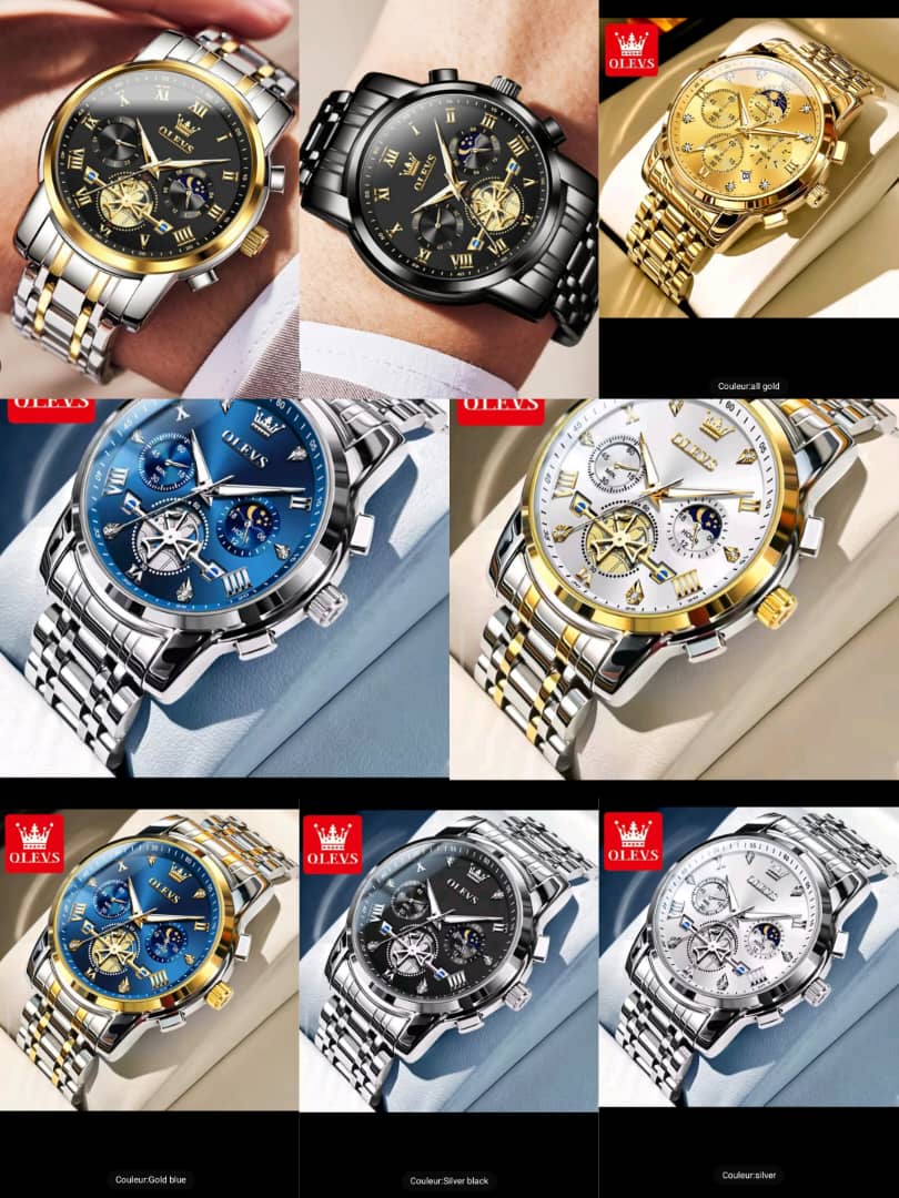 Montre de luxe pour homme - OLEVS avec bracelet