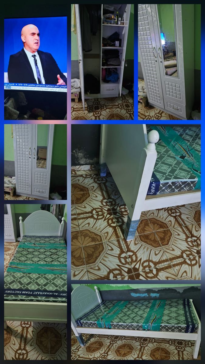 Combo Lit + Armoire + Matelas + Télé Sam à vendre