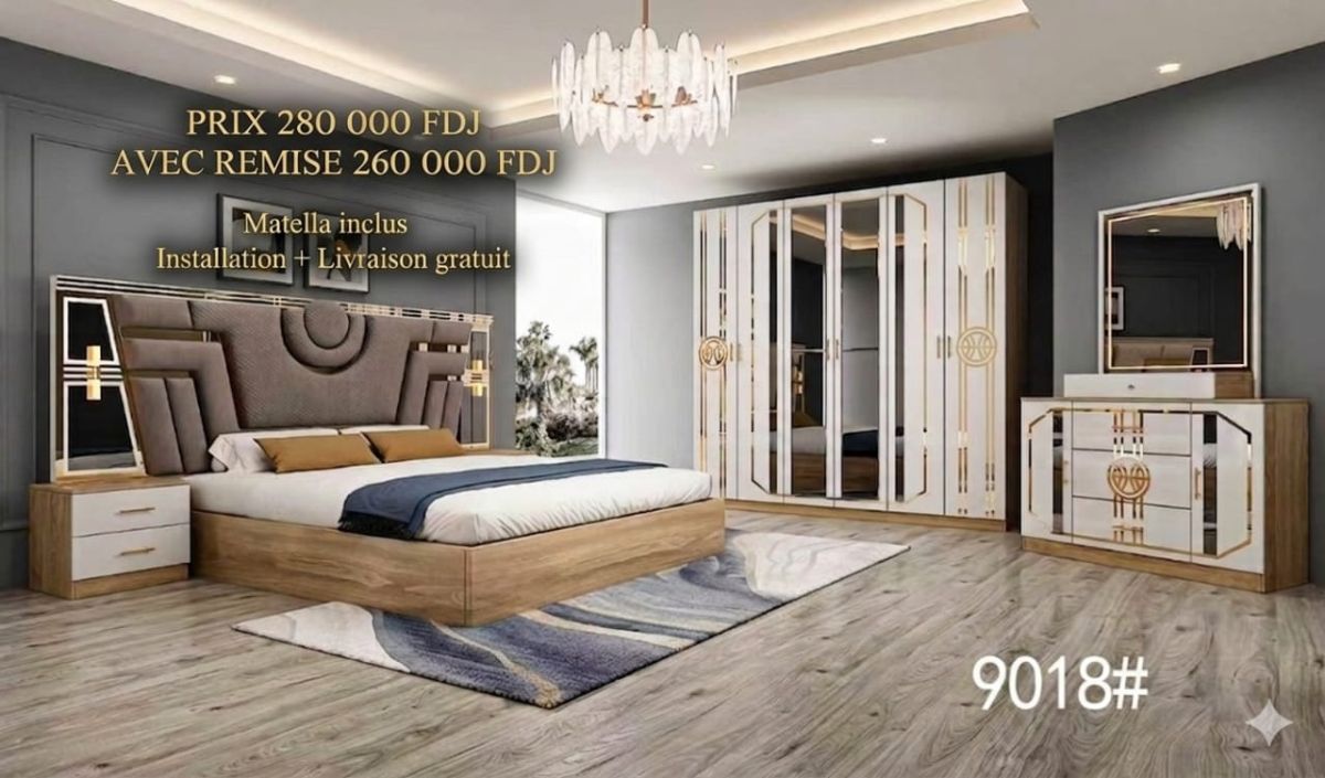 Chambres à coucher modernes complètes collection 2026