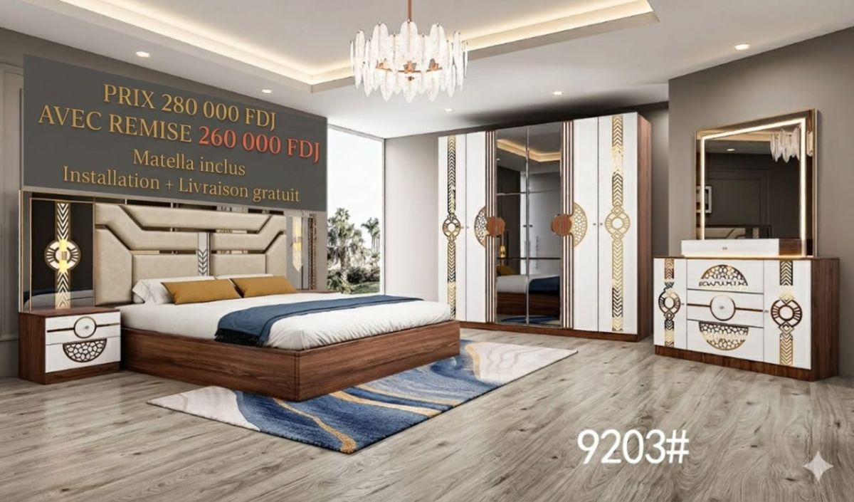 Chambres à coucher modernes complètes collection 2026