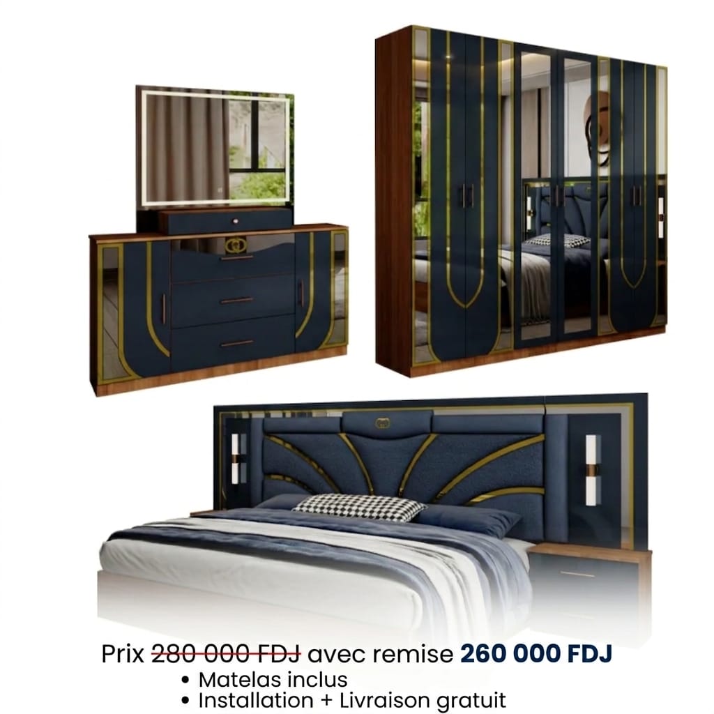 Chambres à coucher modernes complètes collection 2026