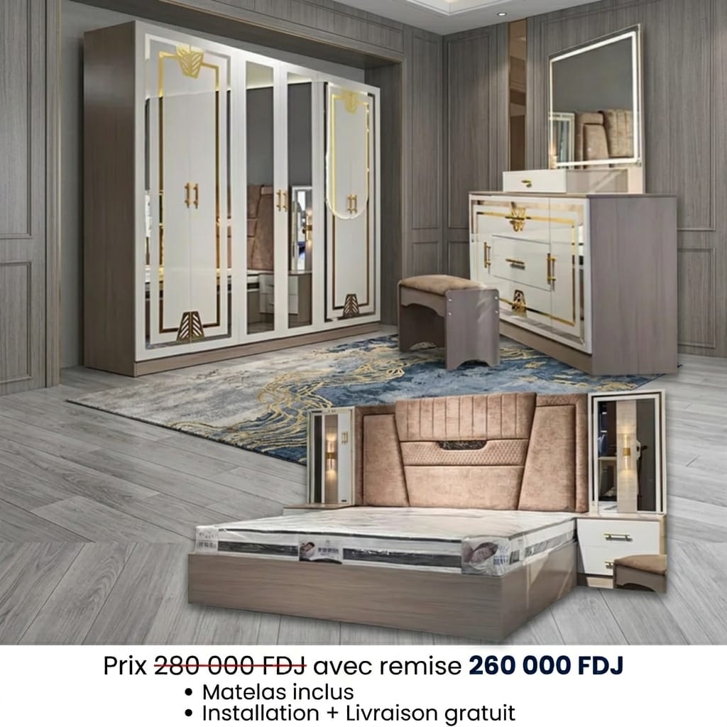 Chambres à coucher modernes complètes collection 2026