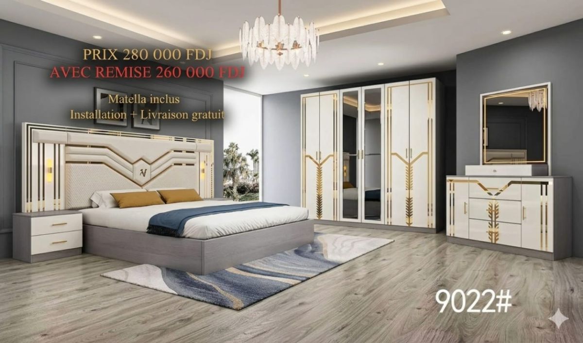 Chambres à coucher modernes complètes collection 2026
