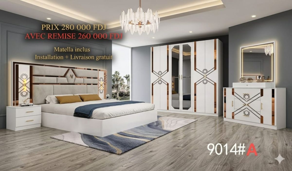 Chambres à coucher modernes complètes collection 2026