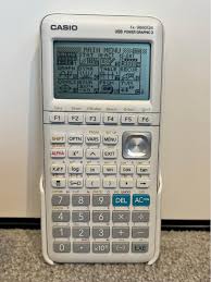 Calculatrice Graphique Casio Blanche - Bon État - Prix Abordable