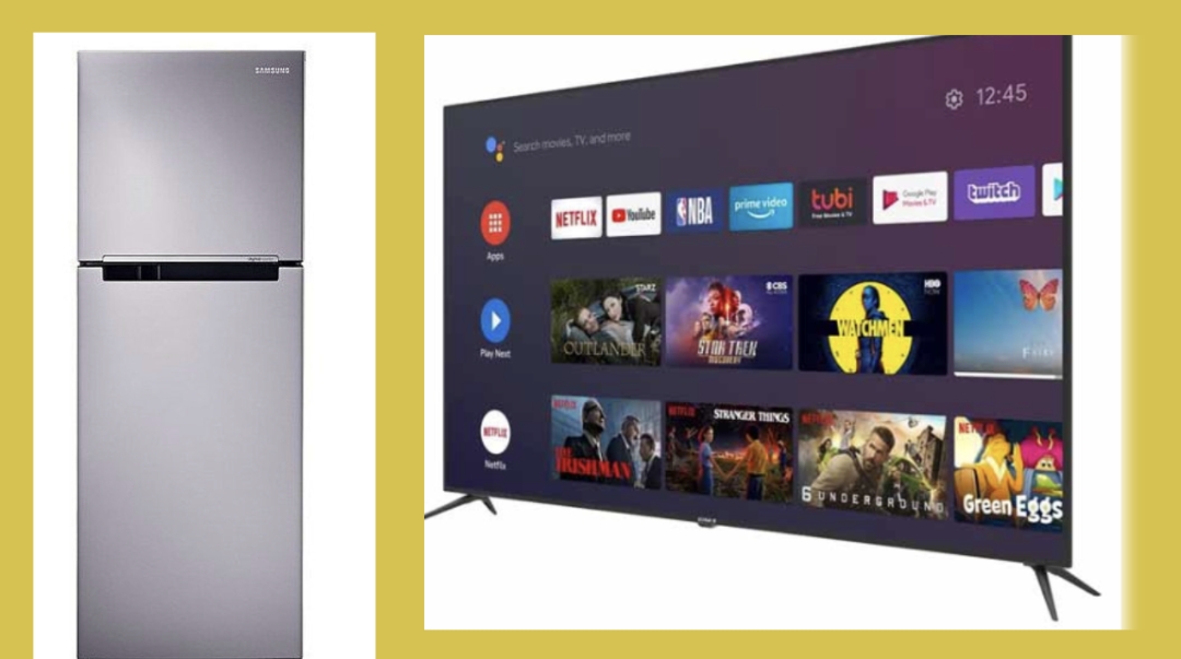 Réfrigérateur Samsung 308L + TV 58 pouces 4K