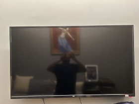 Lot meubles bois, TV Samsung 55 pouces