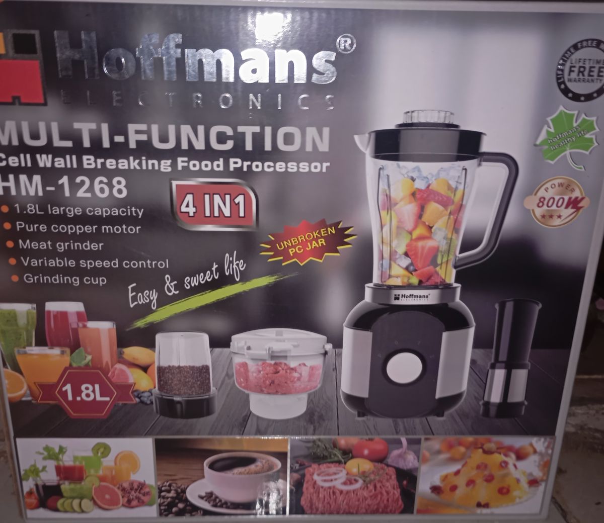 Mixeur multifonction 2 en 1 pour smoothies et hachage de viande