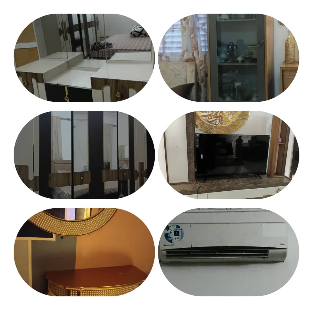 Meubles d\'intérieur en bon état - chambre, clim, entrée et salon