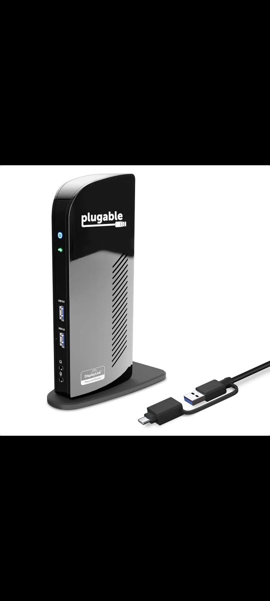 Docking Station Plugable pour ordinateur portable - Double écran