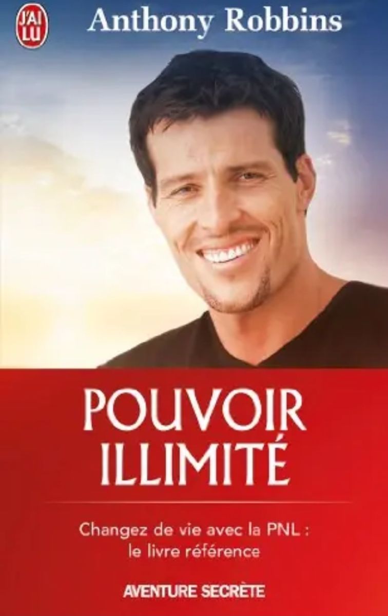 Livre de développement personnel Pouvoir illimité par Anthony Robbins