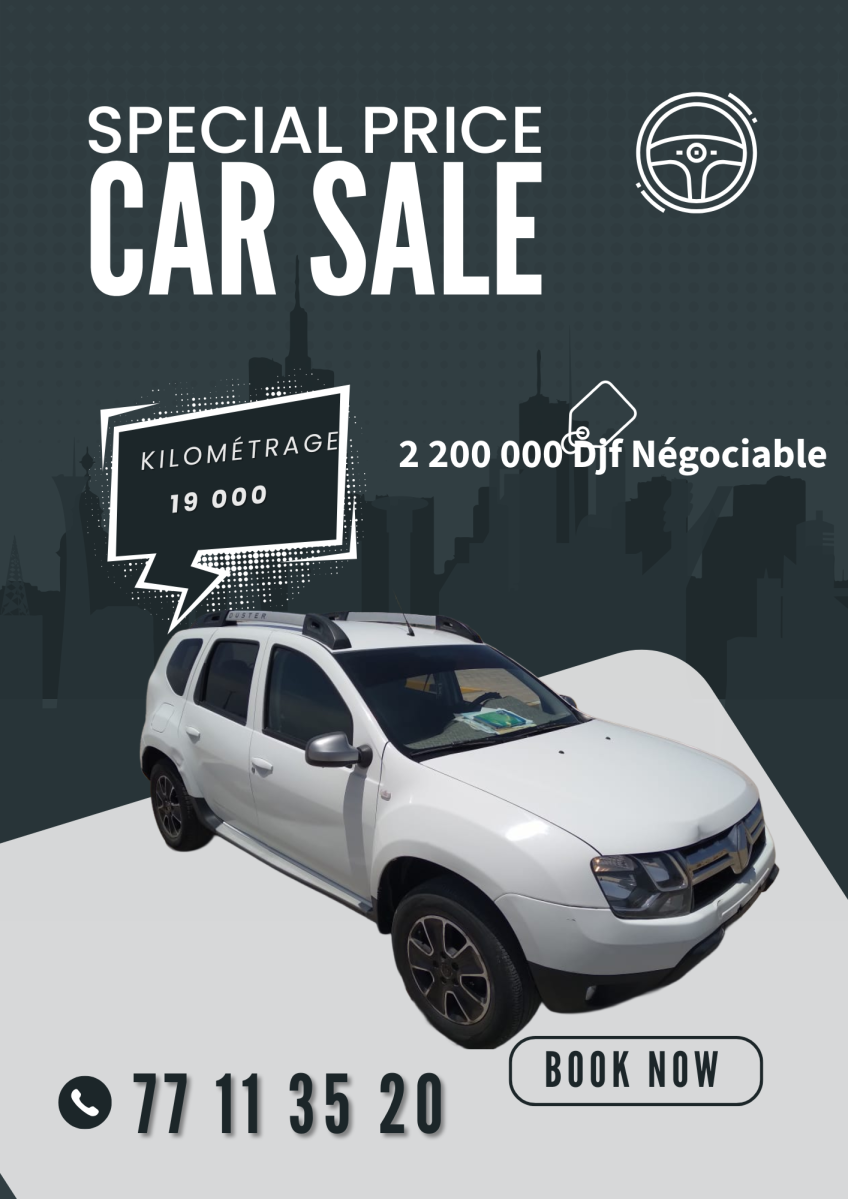 Renault Duster 19 600 km, excellent état, prix négociable