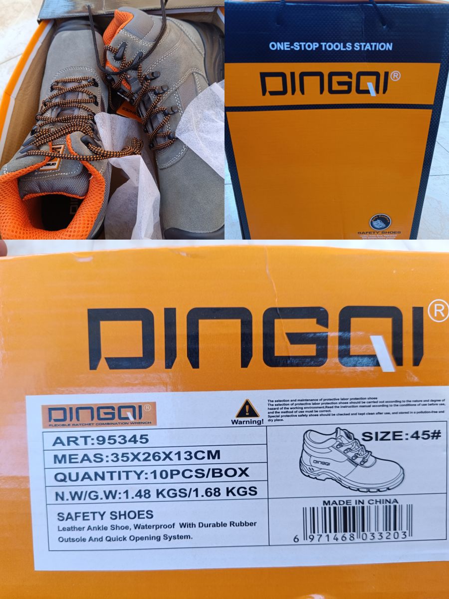 Chaussures de sécurité neuves dans l\'emballage