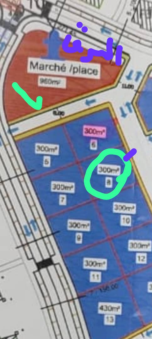 Parcelle de terrain commerciale de 300m² à vendre à Gaza440