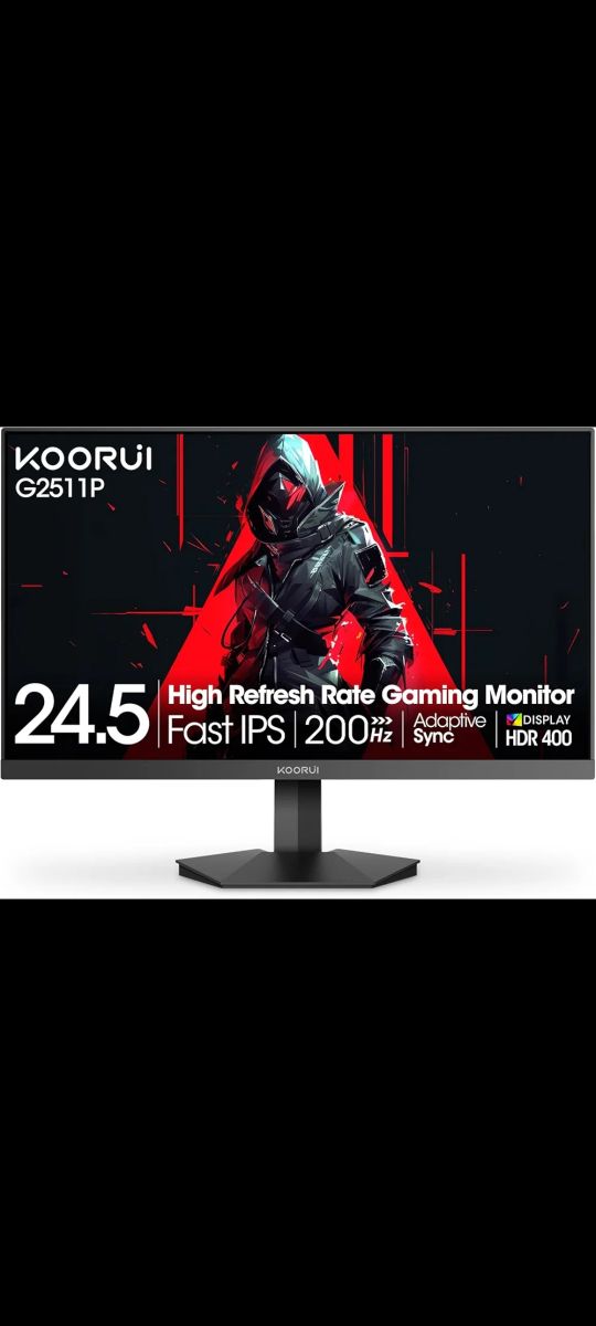 Moniteur de jeu Koorui G2511P, 24,5 pouces, résolution Full HD, 200 Hz