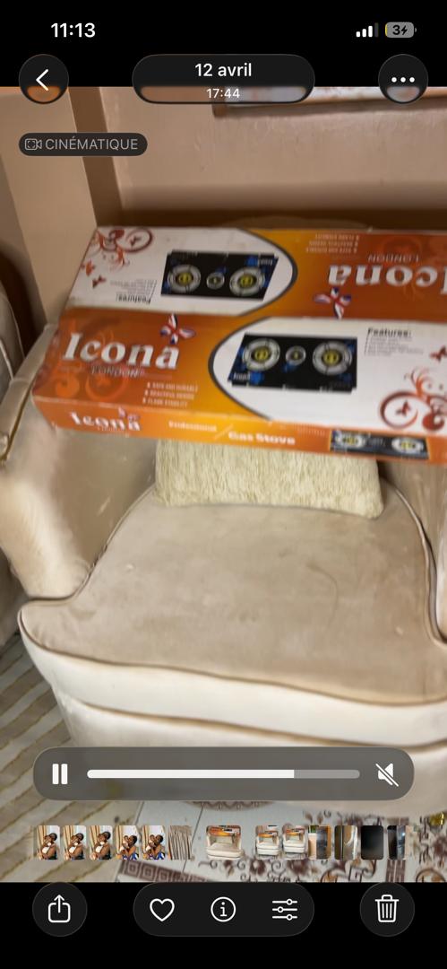 Mobilier et électroménager presque neufs en bon état