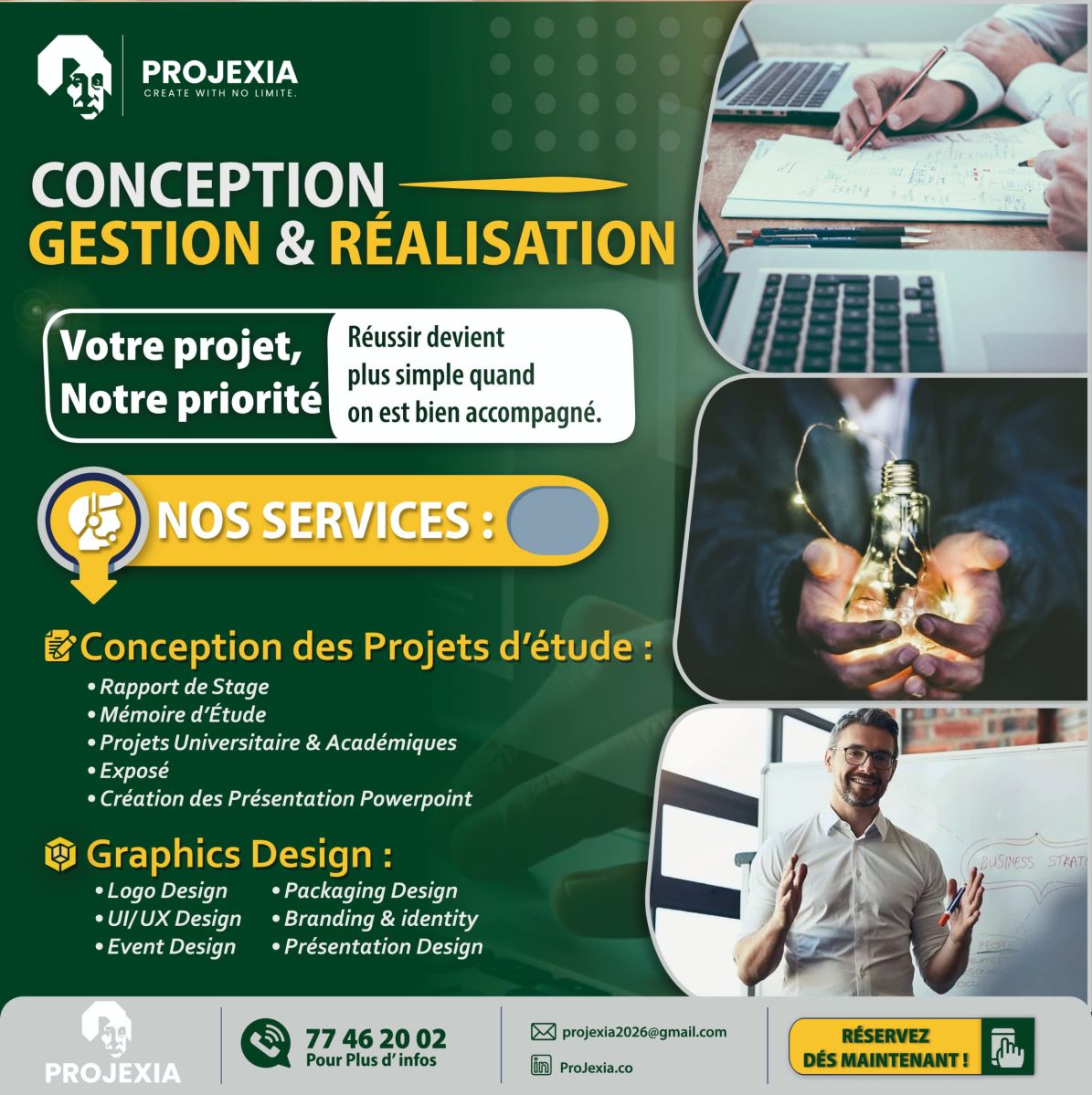 Conception de vos rapport de stage/ Mémoire
