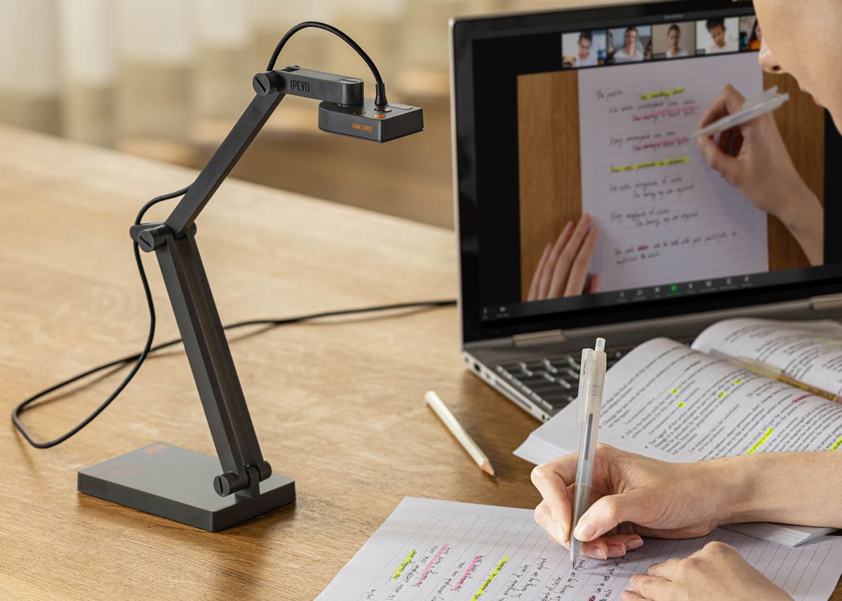 Caméra document Ipevo V4K Pro 4K USB autofocus rapide