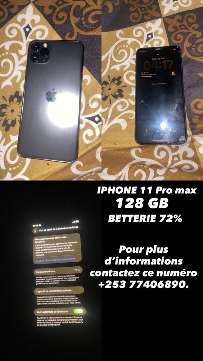 iPhone 11 Pro Max en bon état