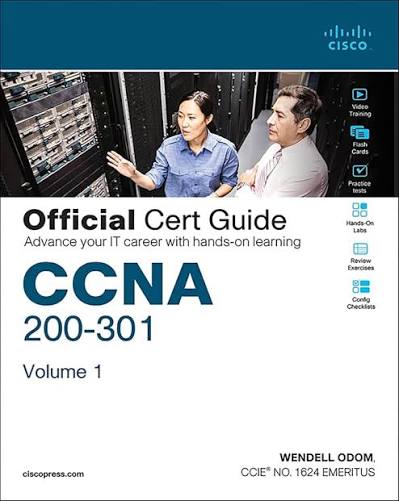 Livres officiels CCNA 200-301 Volumes 1 et 2 en bon état