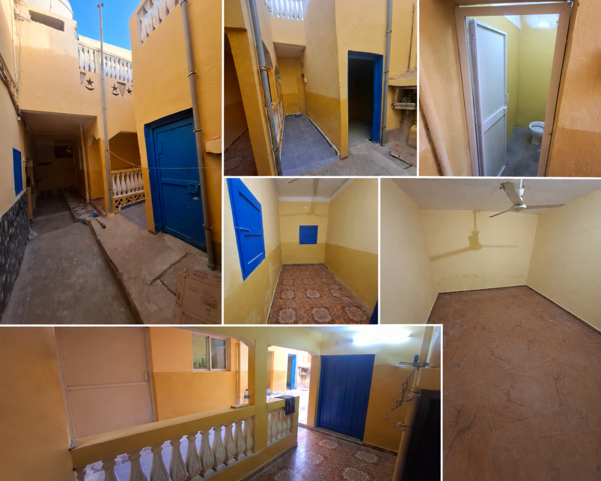 Maison 2 chambres avec cuisine à Hayabley proche poste police