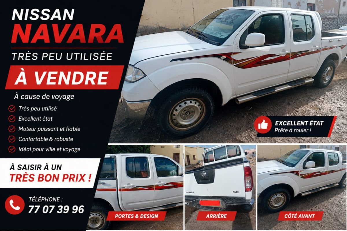 Nissan Navara en excellent état, peu utilisé