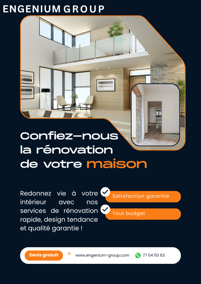 Rénovation maison clé en main avec matériaux de qualité