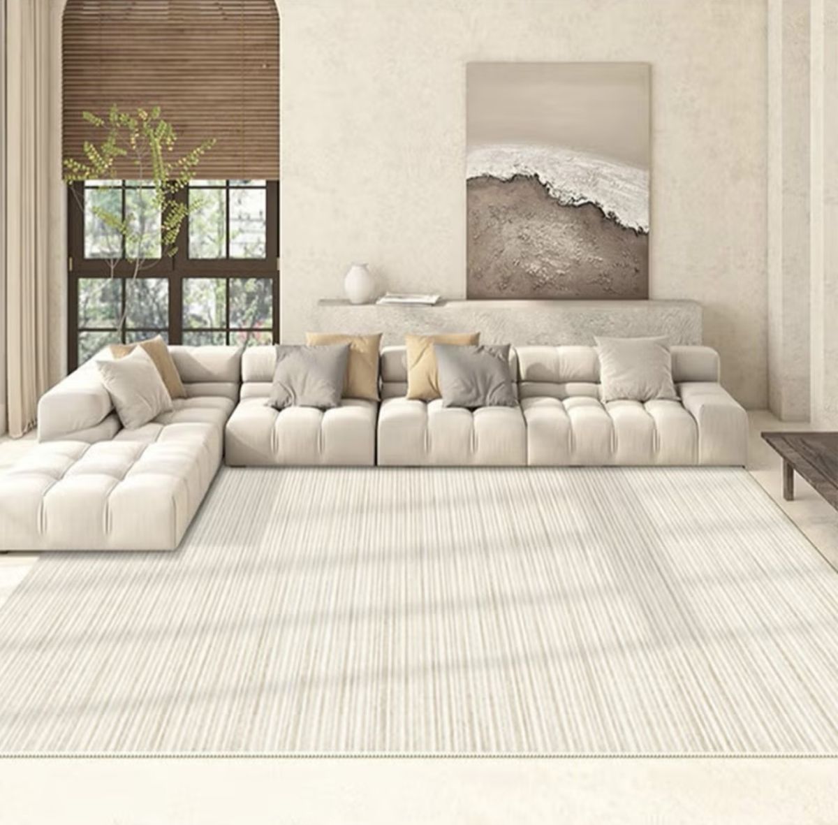 Tapis moderne 300x400 cm antidérapant pour intérieur